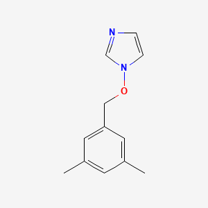 molecular formula C12H14N2O B2825358 1-[(3,5-二甲基苯基)氧基]-1H-咪唑 CAS No. 477870-02-3