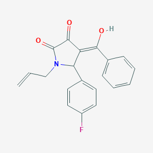 molecular formula C20H16FNO3 B282536 1-allyl-4-benzoyl-5-(4-fluorophenyl)-3-hydroxy-1,5-dihydro-2H-pyrrol-2-one 