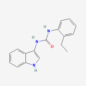 molecular formula C17H17N3O B2825364 1-(2-乙基苯基)-3-(1H-吲哚-3-基)脲 CAS No. 899946-98-6