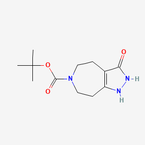 tert-Butyl 3-oxo-2,3,4,5,7,8-hexahydropyrazolo[3,4-d]azepine-6(1H)-carboxylate