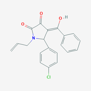 molecular formula C20H16ClNO3 B282539 1-allyl-4-benzoyl-5-(4-chlorophenyl)-3-hydroxy-1,5-dihydro-2H-pyrrol-2-one 