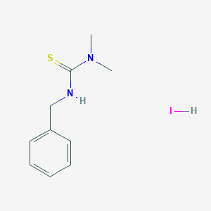 molecular formula C10H15IN2S B2825392 1-Benzyl-3,3-dimethylthiourea hydroiodide CAS No. 1221722-46-8