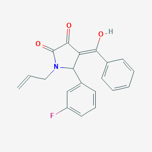 molecular formula C20H16FNO3 B282540 1-allyl-4-benzoyl-5-(3-fluorophenyl)-3-hydroxy-1,5-dihydro-2H-pyrrol-2-one 