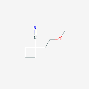 1-(2-Methoxyethyl)cyclobutane-1-carbonitrile