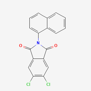 5,6-dichloro-2-(naphthalen-1-yl)-2,3-dihydro-1H-isoindole-1,3-dione