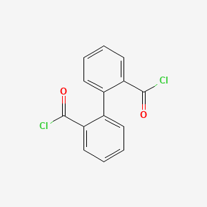 molecular formula C14H8Cl2O2 B2825468 [1,1'-联苯]-2,2'-二甲酰二氯 CAS No. 7535-15-1