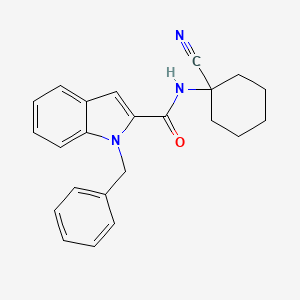 1-benzyl-N-(1-cyanocyclohexyl)-1H-indole-2-carboxamide