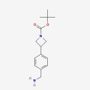Tert-butyl 3-[4-(aminomethyl)phenyl]azetidine-1-carboxylate