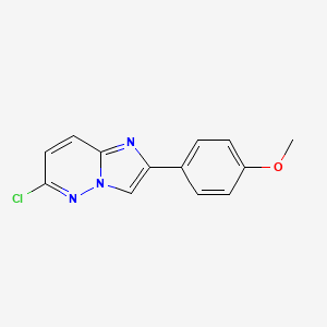 6-Chloro-2-(4-methoxyphenyl)imidazo[1,2-b]pyridazine