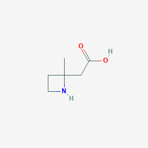 2-(2-Methylazetidin-2-yl)acetic acid