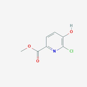 molecular formula C7H6ClNO3 B2825564 Methyl 6-chloro-5-hydroxypicolinate CAS No. 1256808-87-3