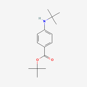 molecular formula C15H23NO2 B2825579 Tert-butyl 4-(tert-butylamino)benzoate CAS No. 2248366-99-4
