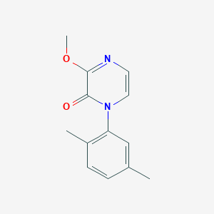 molecular formula C13H14N2O2 B2825588 1-(2,5-Dimethylphenyl)-3-methoxypyrazin-2-one CAS No. 2380140-84-9