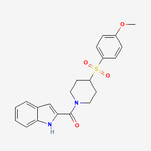 (1H-indol-2-yl)(4-((4-methoxyphenyl)sulfonyl)piperidin-1-yl)methanone