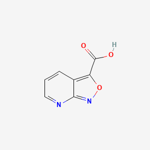 molecular formula C7H4N2O3 B2825610 Isoxazolo[3,4-b]pyridine-3-carboxylic acid CAS No. 1368353-68-7