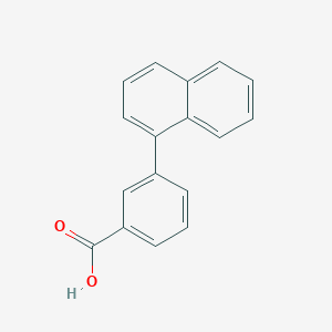 molecular formula C17H12O2 B2825632 3-Naphthalen-1-yl-benzoic acid CAS No. 7775-64-6