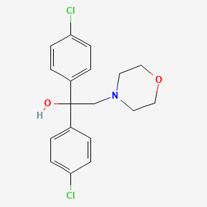 B2825687 1,1-Bis(4-chlorophenyl)-2-morpholino-1-ethanol CAS No. 13150-47-5