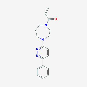 1-[4-(6-Phenylpyridazin-3-yl)-1,4-diazepan-1-yl]prop-2-en-1-one