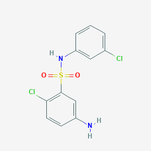 5-Amino-2-chloro-N-(3-chloro-phenyl)-benzenesulfonamide