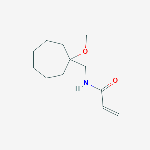 N-[(1-Methoxycycloheptyl)methyl]prop-2-enamide