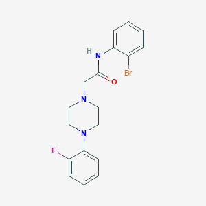 N-(2-Bromophenyl)-2-(4-(2-fluorophenyl)piperazinyl)ethanamide