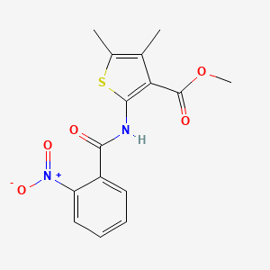 Methyl 4,5-dimethyl-2-(2-nitrobenzamido)thiophene-3-carboxylate