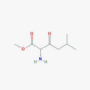 molecular formula C8H15NO3 B2825818 Methyl 2-amino-5-methyl-3-oxohexanoate CAS No. 54011-39-1