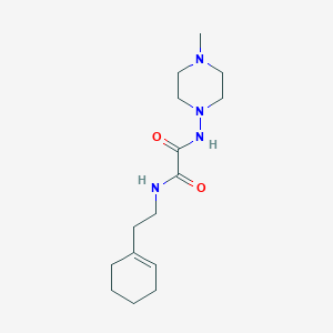 N1-(2-(cyclohex-1-en-1-yl)ethyl)-N2-(4-methylpiperazin-1-yl)oxalamide