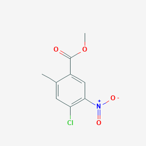 molecular formula C9H8ClNO4 B2825852 甲酸-4-氯-2-甲基-5-硝基苯酸酯 CAS No. 190367-56-7