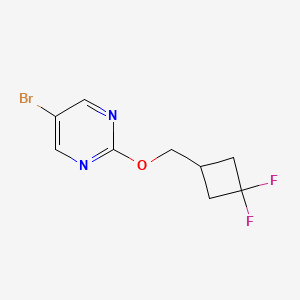 5-Bromo-2-[(3,3-difluorocyclobutyl)methoxy]pyrimidine