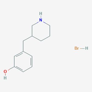3-(Piperidin-3-ylmethyl)phenol;hydrobromide