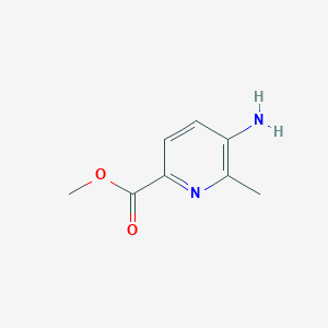 molecular formula C8H10N2O2 B2825890 甲基-5-氨基-6-甲基吡啶甲酸酯 CAS No. 343786-11-8