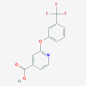 2-[3-(Trifluoromethyl)phenoxy]pyridine-4-carboxylic acid