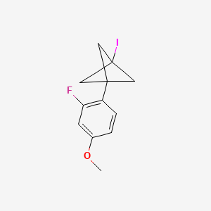 1-(2-Fluoro-4-methoxyphenyl)-3-iodobicyclo[1.1.1]pentane