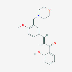 1-(2-Hydroxyphenyl)-3-[4-methoxy-3-(4-morpholinylmethyl)phenyl]-2-propen-1-one