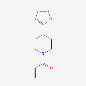 1-[4-(Furan-2-yl)piperidin-1-yl]prop-2-en-1-one