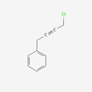 molecular formula C10H9Cl B2825941 (4-Chloro-2-butyn-1-yl)benzene CAS No. 33598-24-2