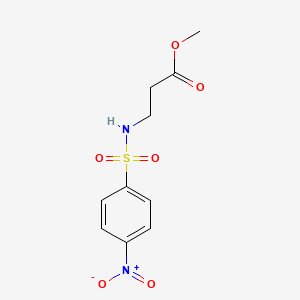 Methyl 3-[(4-nitrophenyl)sulfonylamino]propanoate
