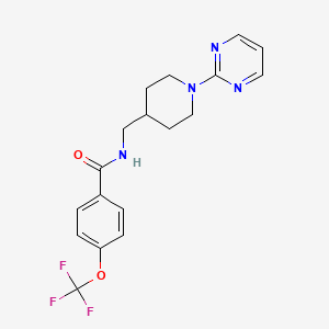 N-((1-(pyrimidin-2-yl)piperidin-4-yl)methyl)-4-(trifluoromethoxy)benzamide