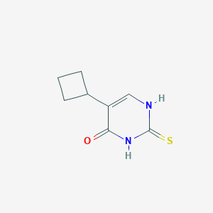 molecular formula C8H10N2OS B2825962 5-Cyclobutyl-2-sulfanylidene-1H-pyrimidin-4-one CAS No. 72319-68-7