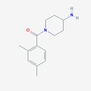 molecular formula C14H20N2O B2825963 1-(2,4-Dimethylbenzoyl)piperidin-4-amine CAS No. 926263-27-6