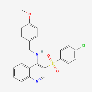 3-((4-chlorophenyl)sulfonyl)-N-(4-methoxybenzyl)quinolin-4-amine