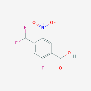 4-(Difluoromethyl)-2-fluoro-5-nitrobenzoic acid