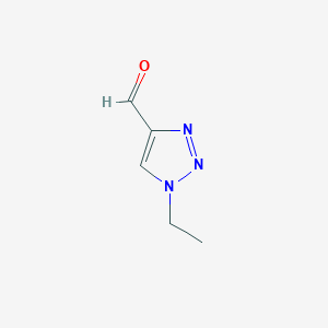 molecular formula C5H7N3O B2826039 1-Ethyl-1H-1,2,3-triazole-4-carbaldehyde CAS No. 129027-63-0