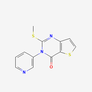 2-(methylsulfanyl)-3-(3-pyridinyl)thieno[3,2-d]pyrimidin-4(3H)-one