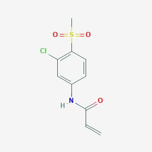 N-(3-Chloro-4-methylsulfonylphenyl)prop-2-enamide