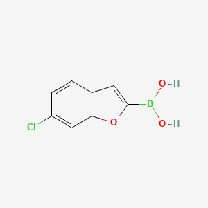 (6-Chloro-1-benzofuran-2-yl)boronic acid