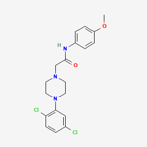 2-[4-(2,5-dichlorophenyl)piperazin-1-yl]-N-(4-methoxyphenyl)acetamide