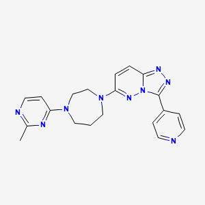 6-[4-(2-Methylpyrimidin-4-yl)-1,4-diazepan-1-yl]-3-pyridin-4-yl-[1,2,4]triazolo[4,3-b]pyridazine