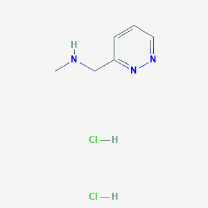 Methyl[(pyridazin-3-yl)methyl]amine dihydrochloride